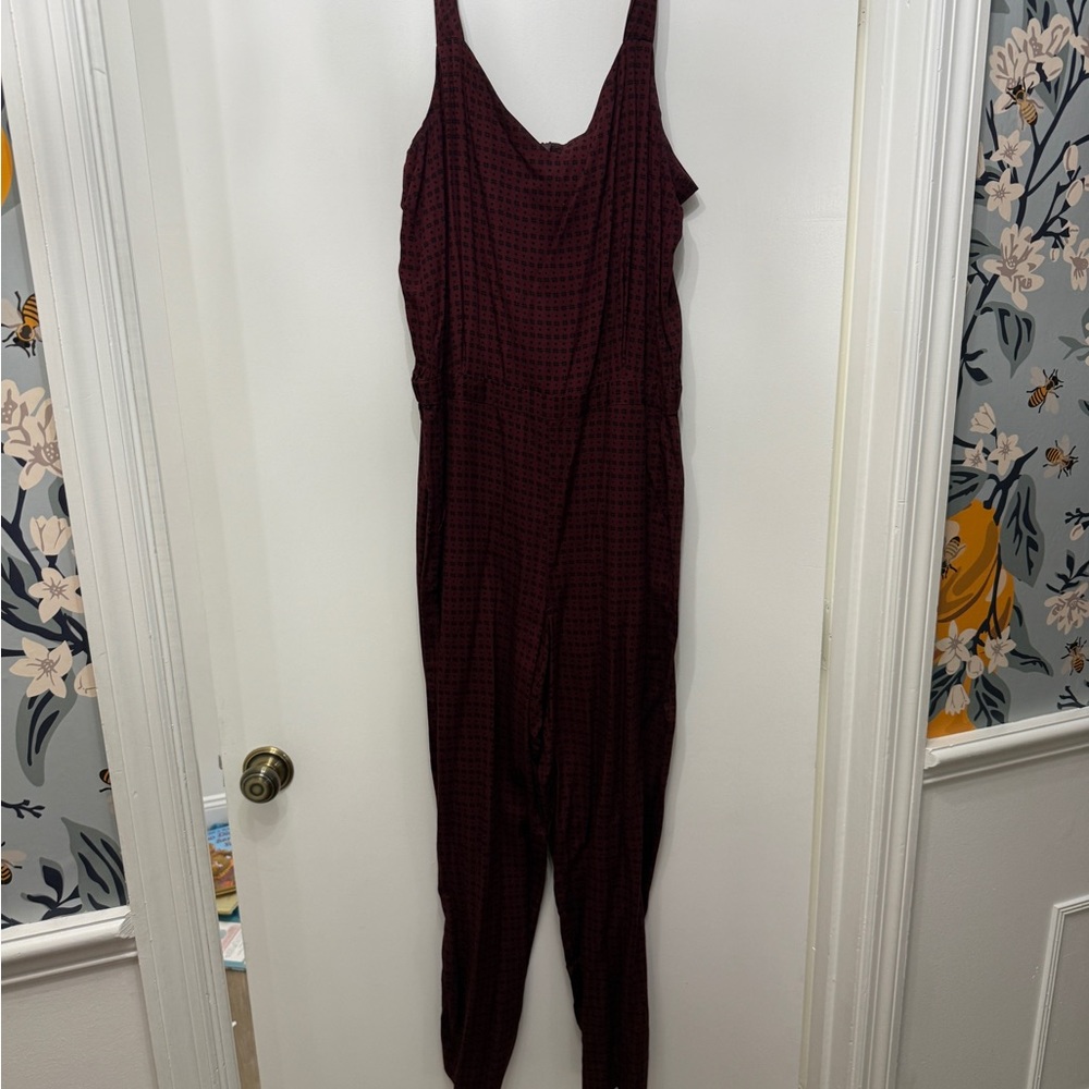 Madewell Tompkins Tank Jumpsuit in Hashtag Stripe Size Large - Picture 7 of 7